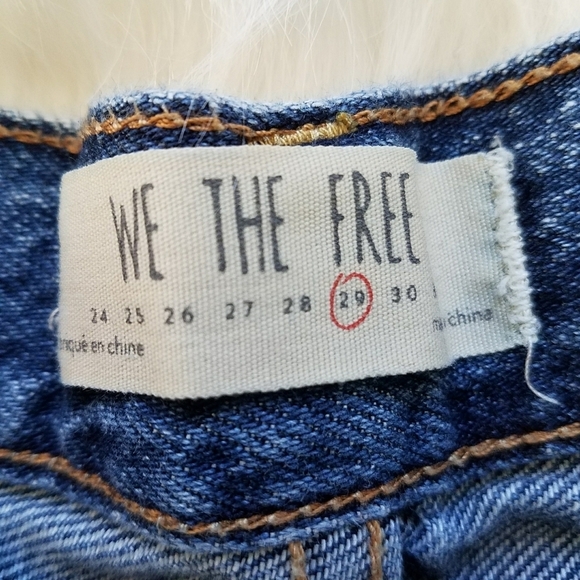 We the Free High Rise Ripped Denim Shorts - Picture 6 of 8